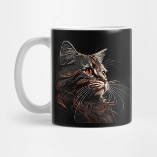 Cat graze Mug